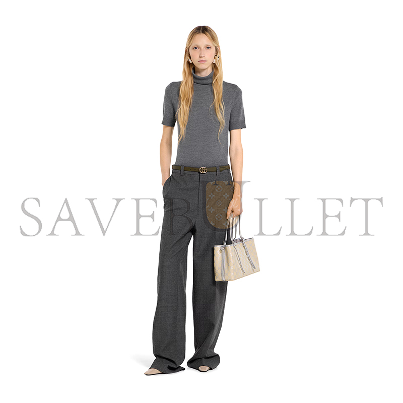 GUCCI GG EMBLEM MEDIUM TOTE BAG 815214 (30*18*11cm)